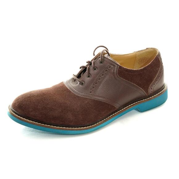 Cole Haan Colton Saddle Suede Oxfords Men's Sz 8M Shoes